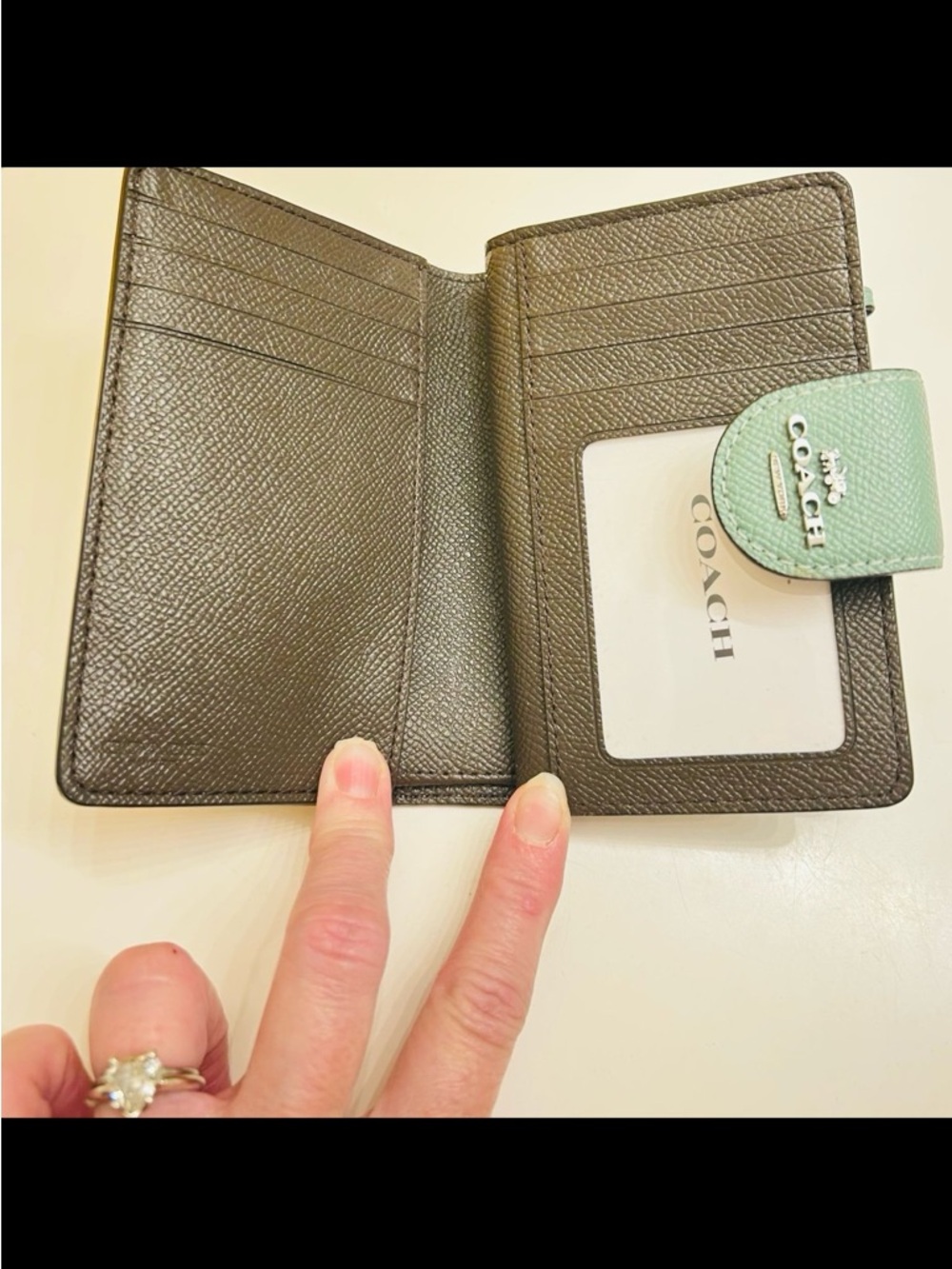Coach Medium Corner Zip Wallet - Picture 7 of 8